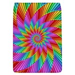 Psychedelic Rainbow Spiral Removable Flap Cover (L)