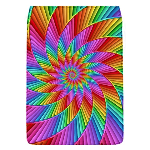 Psychedelic Rainbow Spiral Removable Flap Cover (S) from ArtsNow.com Front