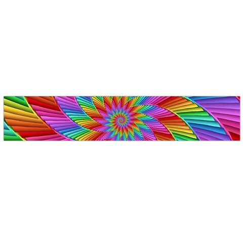 Psychedelic Rainbow Spiral Flano Scarf (Large) from ArtsNow.com Front