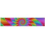 Psychedelic Rainbow Spiral Flano Scarf (Large)