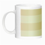 Horizontal Stripes - White and Linen Night Luminous Mug