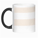 Horizontal Stripes - White and Linen Morph Mug