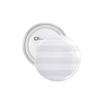 Horizontal Stripes - White and White Smoke 1.75  Button