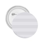 Horizontal Stripes - White and White Smoke 2.25  Button