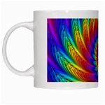 Psychedelic Rainbow Spiral White Mug