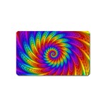 Psychedelic Rainbow Spiral Magnet (Name Card)