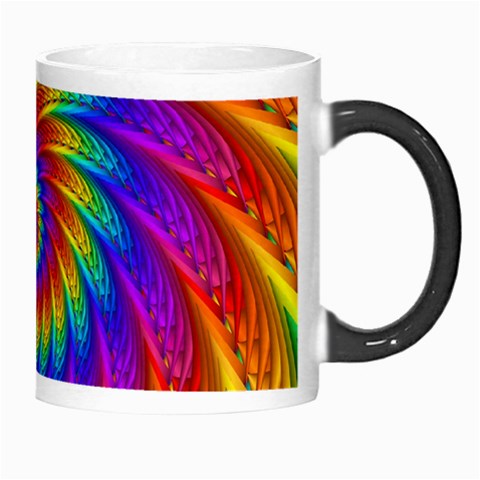 Psychedelic Rainbow Spiral Morph Mug from ArtsNow.com Right