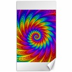 Psychedelic Rainbow Spiral Canvas 40  x 72 