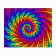 Psychedelic Rainbow Spiral Small Glasses Cloth (2 Sides) from ArtsNow.com Front