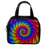 Psychedelic Rainbow Spiral Classic Handbag (One Side)