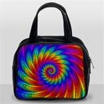 Psychedelic Rainbow Spiral Classic Handbag (Two Sides)