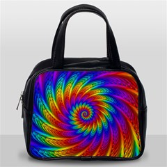 Psychedelic Rainbow Spiral Classic Handbag (Two Sides) from ArtsNow.com Back