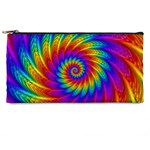 Psychedelic Rainbow Spiral Pencil Case