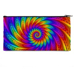 Psychedelic Rainbow Spiral Pencil Case from ArtsNow.com Back