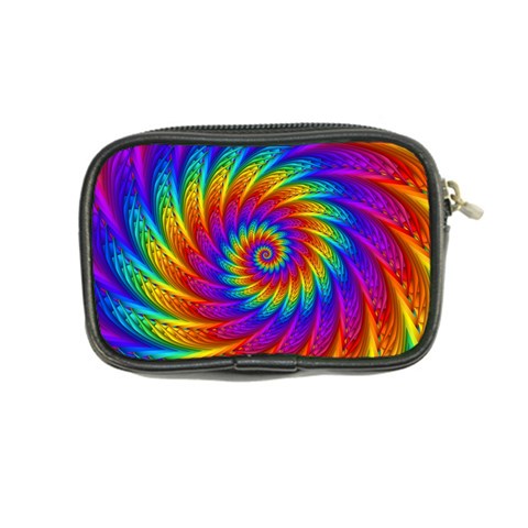 Psychedelic Rainbow Spiral Coin Purse from ArtsNow.com Back