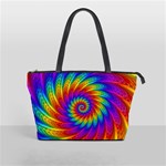 Psychedelic Rainbow Spiral Classic Shoulder Handbag