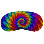 Psychedelic Rainbow Spiral Sleeping Mask