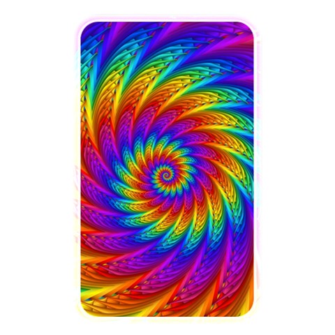 Psychedelic Rainbow Spiral Memory Card Reader (Rectangular) from ArtsNow.com Front