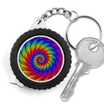 Psychedelic Rainbow Spiral Measuring Tape