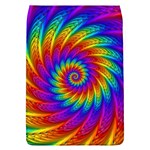 Psychedelic Rainbow Spiral Removable Flap Cover (L)