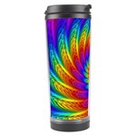 Psychedelic Rainbow Spiral Travel Tumbler