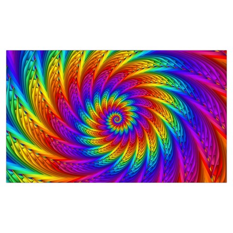 Psychedelic Rainbow Spiral Samsung Note 4 Hardshell Back Case from ArtsNow.com Front