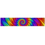 Psychedelic Rainbow Spiral Flano Scarf (Large)