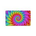 Psychedelic Rainbow Spiral Magnet (Name Card)