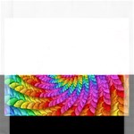 Psychedelic Rainbow Spiral Jigsaw Puzzle (Rectangular)