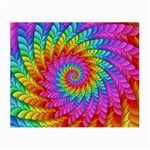 Psychedelic Rainbow Spiral Small Glasses Cloth