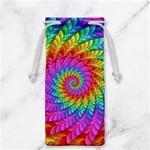 Psychedelic Rainbow Spiral Jewelry Bag