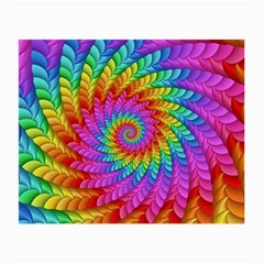 Psychedelic Rainbow Spiral Small Glasses Cloth (2 Sides) from ArtsNow.com Front