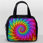 Psychedelic Rainbow Spiral Classic Handbag (One Side)