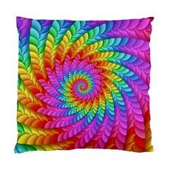 Psychedelic Rainbow Spiral Standard Cushion Case (Two Sides) from ArtsNow.com Front