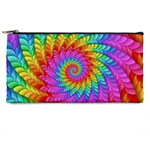 Psychedelic Rainbow Spiral Pencil Case