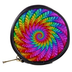 Psychedelic Rainbow Spiral Mini Makeup Bag from ArtsNow.com Back