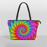 Psychedelic Rainbow Spiral Classic Shoulder Handbag