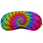 Psychedelic Rainbow Spiral Sleeping Mask