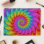 Psychedelic Rainbow Spiral Cosmetic Bag (XL)