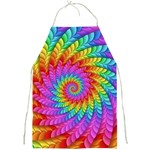 Psychedelic Rainbow Spiral Full Print Apron