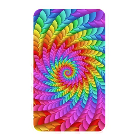 Psychedelic Rainbow Spiral Memory Card Reader (Rectangular) from ArtsNow.com Front