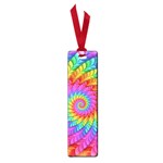 Psychedelic Rainbow Spiral Small Book Mark