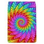 Psychedelic Rainbow Spiral Removable Flap Cover (L)