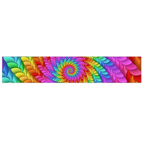 Psychedelic Rainbow Spiral Flano Scarf (Large) from ArtsNow.com Front