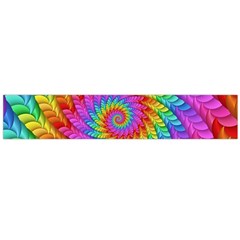 Psychedelic Rainbow Spiral Flano Scarf (Large) from ArtsNow.com Front