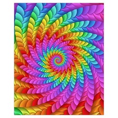 Psychedelic Rainbow Spiral Drawstring Pouch (XL) from ArtsNow.com Front