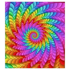 Psychedelic Rainbow Spiral Drawstring Pouch (XXL) from ArtsNow.com Back