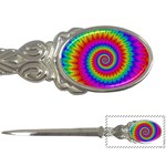 Psychedelic Rainbow Spiral Letter Opener