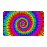 Psychedelic Rainbow Spiral Magnet (Rectangular)