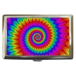 Psychedelic Rainbow Spiral Cigarette Money Case